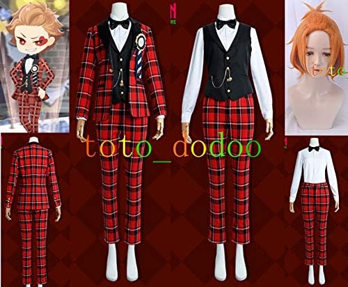 Amazon Co Jp ツイステッドワンダーランド なりきり花婿 エース トラッポラ コスプレ衣装 ウィッグ 全セット 靴追加可 ホビー