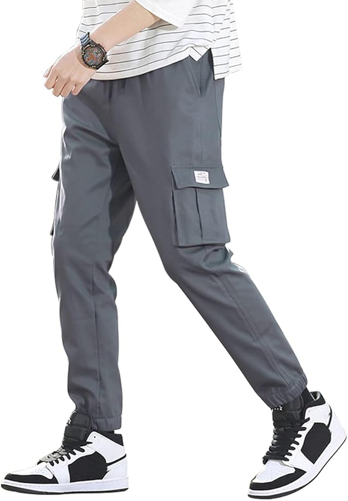 カーゴパンツ メンズ パンツ ロングパンツ カジュアル 作業ボトムス 調整紐 綿 ウェストゴム おしゃれ 春夏秋冬 ロングパンツ 通販