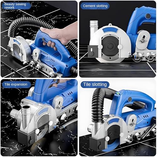 Máquina para retirar lechada de azulejos eléctrica de 1200W con aspiradora 3