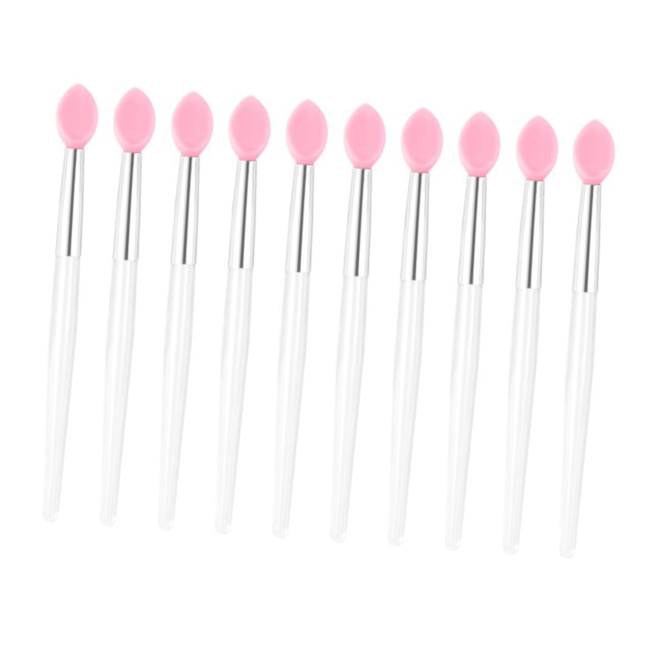 WOFASHPURET 10Pcs Silicone Lip Brush Applicators Portable Makeup Tools for Precise Lip Color Application for Lipstick Gloss Tint Compact Lightweight Design for Women