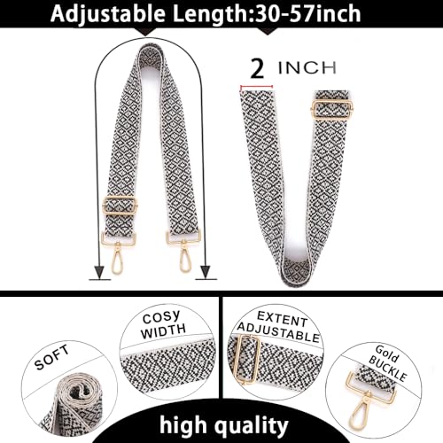 Image of Purse Straps Replacement Wide Crossbody Shoulder Strap for Bags Purse Extender Accessories Guitar Straps