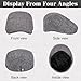 Senker 2 Pack Men's Classic Herringbone Tweed Wool Blend Flat Cap Ivy Gatsby Newsboy Cabbie Driving Hat,B-black/Grey,One Size