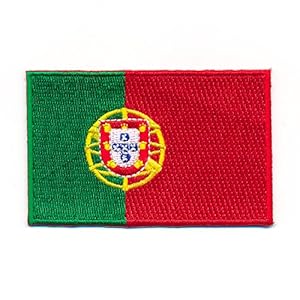 hegibaer 80 x 50 mm Portugal vlag Lissabon Madeira vlag patch 0996 X