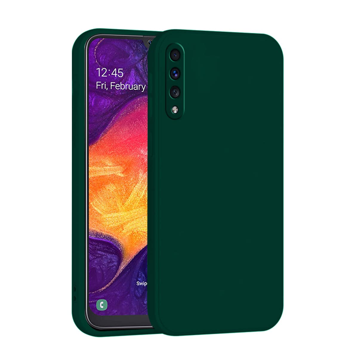LIRAMARK Silicone Soft Back Cover Case for Samsung Galaxy A50 / A50s / A30s (Black) — Amazon image 10