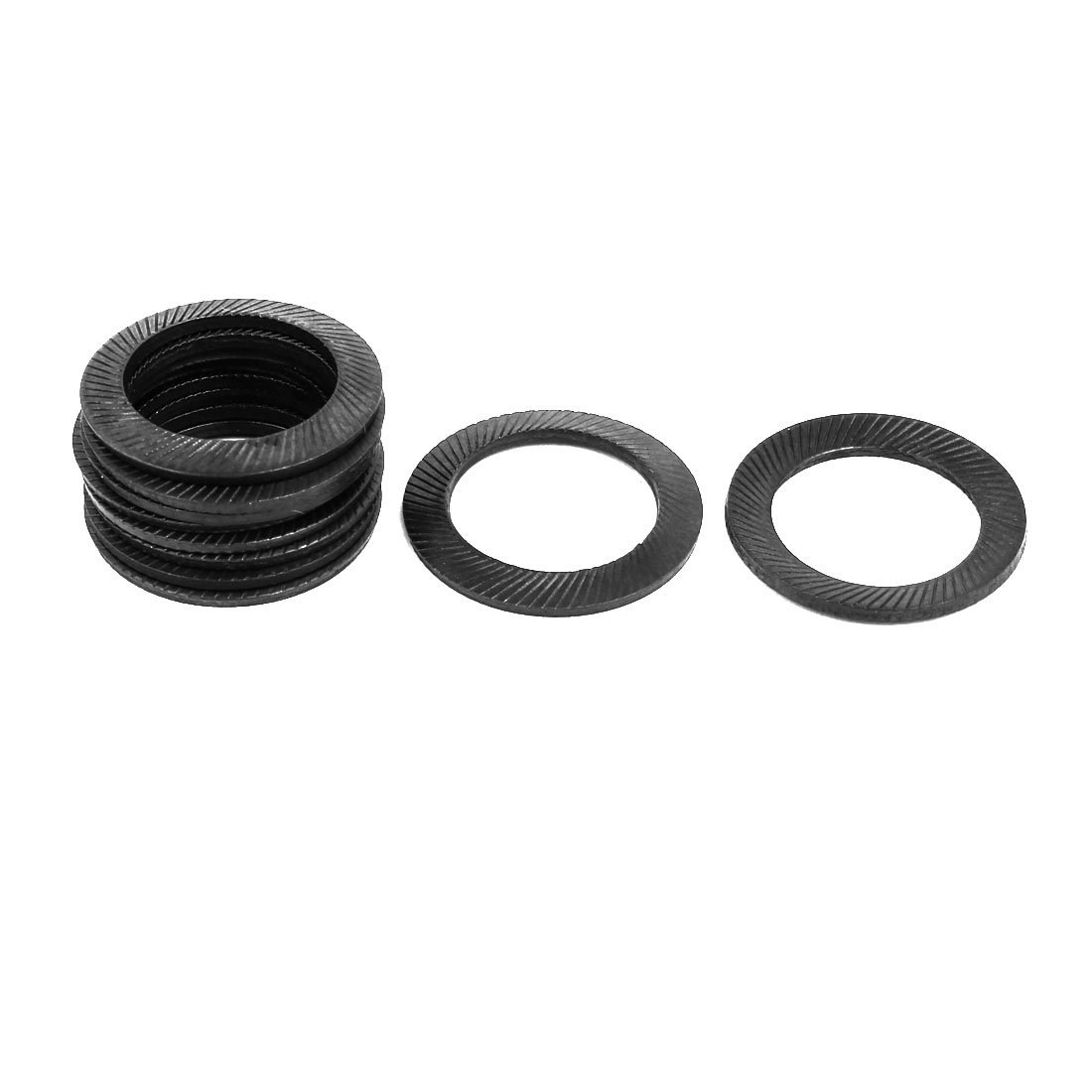 Aexit 22mm Inner quality Parts Dia 2mm Thickness Carbon Steel Wedge Locking Washer 10pcs Model:78as380qo322