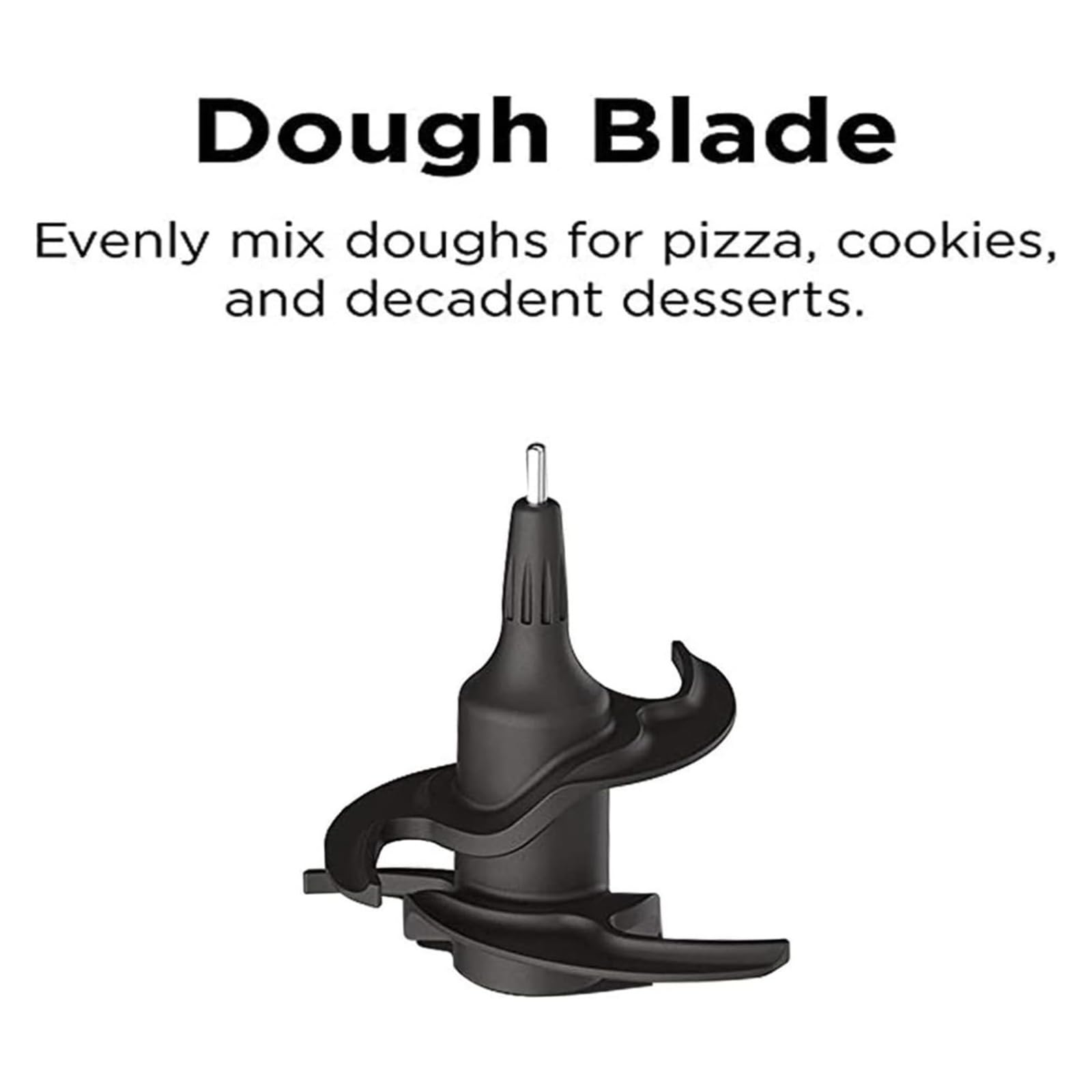 Lame de rechange for pétrir la pâte, compatible avec le bol de robot culinaire Ninja BN601/BL770Mega/BN801 de 1,9 L (64 oz).