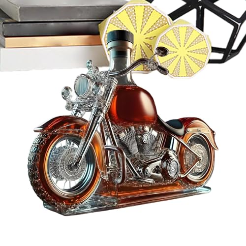 Catálogo para Comprar On-line Escurridor para decantadores disponible en línea. 46 Botella de Whisky para Moto – Dispensador de Vidrio Reutilizable de 19x15 cm, Jarra de Vino, Decantador de Licores | Navidad Cumpleaños Papá Hombre Hombres Mujeres Adultos...