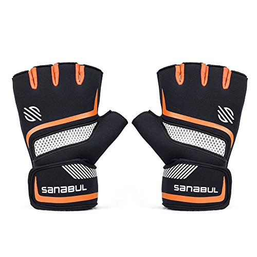 Sanabul New Item Paw V.2 Gel Boxing Mma Kickboxing Cross Training Handwrap Gloves (Orange, Xs) #TOP3