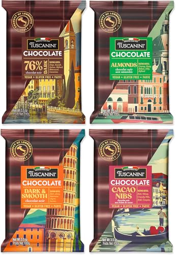 Tuscanini Dark Chocolate Variety Pack (4 Flavors)