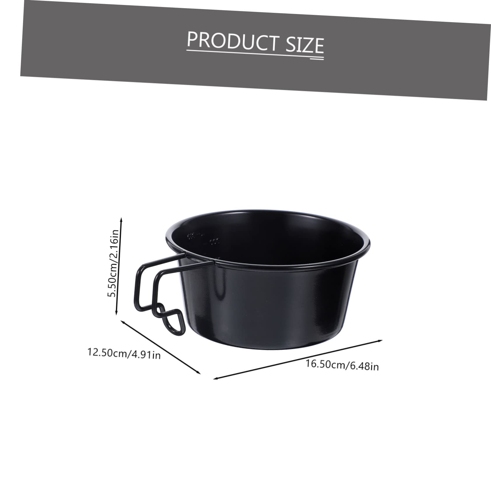 POPETPOP Stainless Steel Bowl Compact Design for Camping Picnic and Outdoor Activities