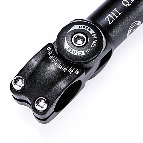Zhiqiu -60-+60 Degree 90Mm 100Mm 110Mm Adustable Stem Bike Fork Extender Bicycle Handlebar Rise Clamp Adaptor Mtb Road Fixed Gear Aluminium Alloy Head Up Adapter Flexible #TOP7