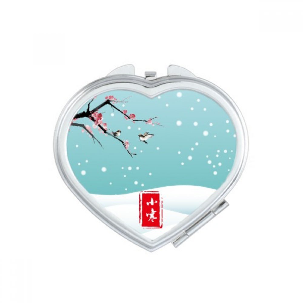 Miroir de poche mignon léger Twenty Four pour sac à main et voyages