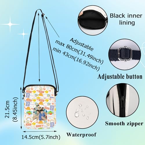 G2TUP Korean Pop Music Crossbody Bag Mark & Heachan & Renjun Fans Gift Group Member Shoulder Bag Korean Album Merchandise2