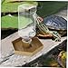 TOYANDONA Reptile Water Feeder Dish Automatic Water Bowl for Tortoises and Lizards Easy to Clean and Space Efficient for Consistent Hydration