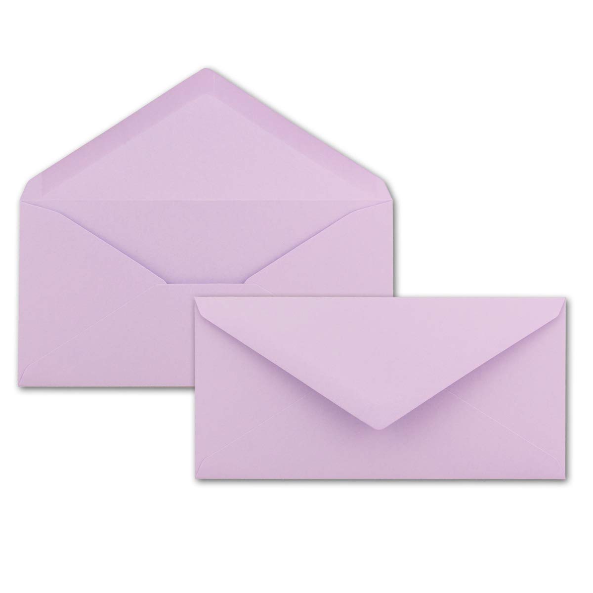 FarbenFroh by Gustav Neuser 25 x A4 Writing Paper Sets with DIN Long Envelopes, Wet Seal, Lilac, Matte Writing Paper with Envelopes - Image 4