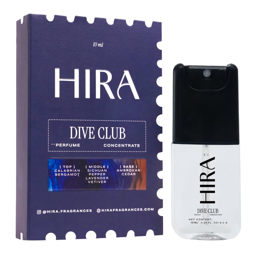 HIRA Dive Club Perfume for Men 10ml | 8 Hours Long Lasting Eau De Parfum Premium Luxury Smell | Best Men Perfume withWoody, Musky & Spicy Scent | Pocket Sized, Travel Friendly-image-44