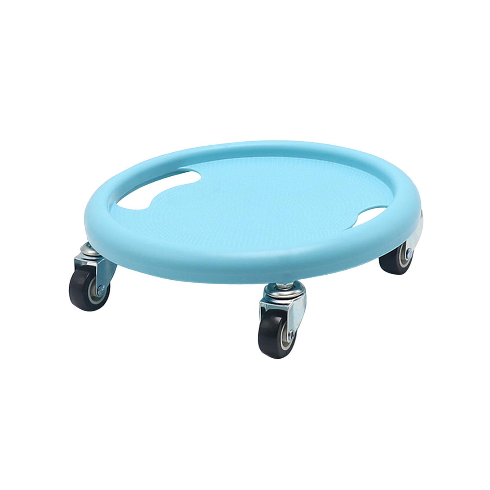 Baoblaze Abdominal Disc Wheel Roller, Exercise Sliders, Multifunctional Ab Exerciser for Women and Men, Non Slip Fitness Roller Sliding Discs, Blue