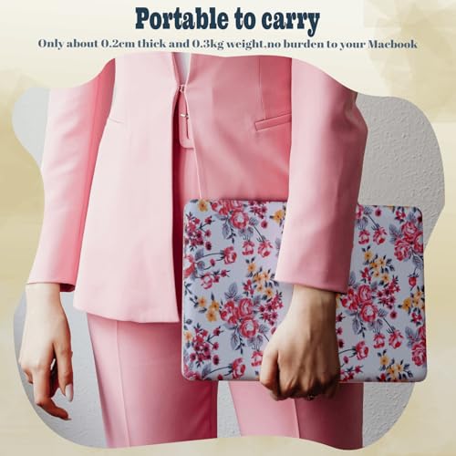 Carcasa Macbook Pro 13 Rosa Retro para modelos A1502 y A1425 con protector de teclado de plastico 6