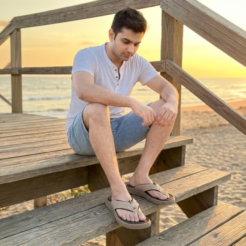Image of KazarMax Men Slipper | Lightweight | Skid Resistent | Super comfortable Sporty Thong Flip-Flops Slippers For Men