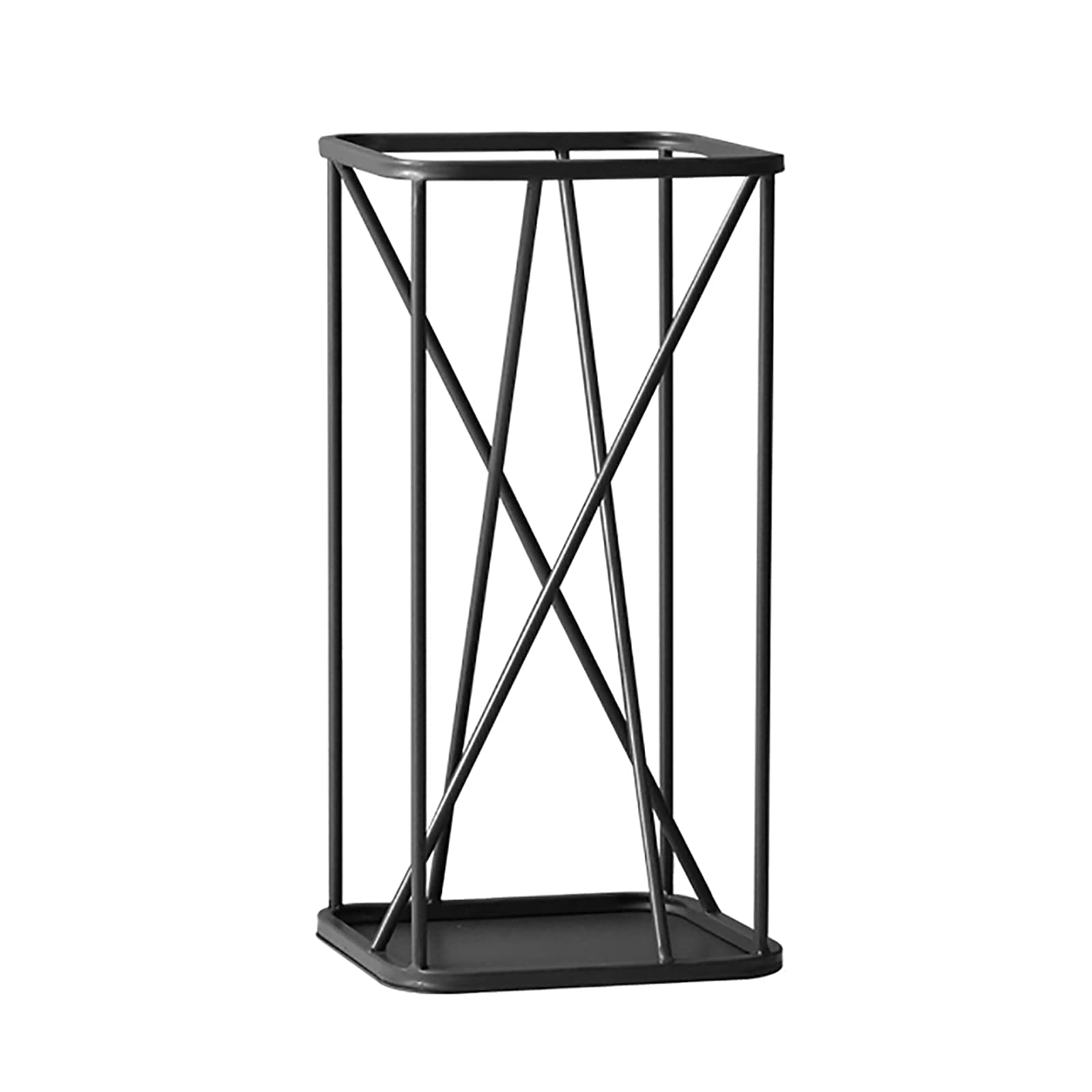 Porte-parapluies noir design pour entrée et couloir moderne