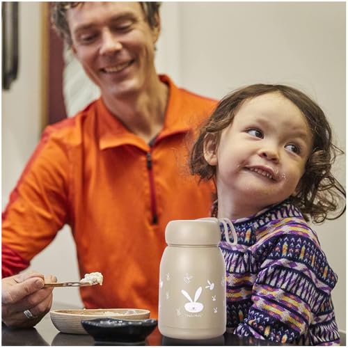 Image of Glassbunny Cute Rabbit Water Bottle for Kids,School & Travel | Leak-Proof, Screw Top Lid | 380ml | Glass Material (Multi Color)