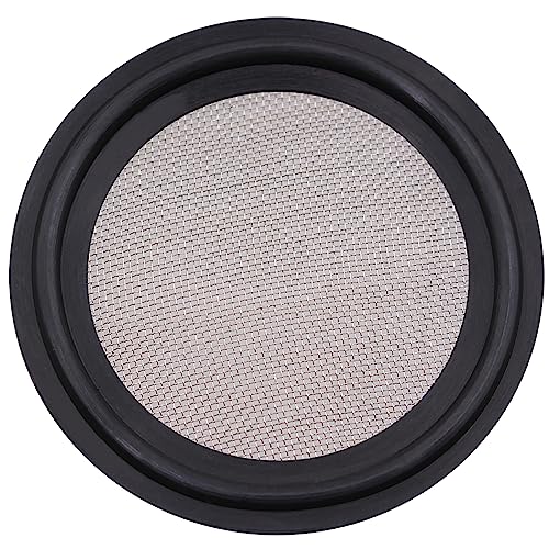 Image of DERNORD 1.5 inch FKM Sanitary Gasket w / Stainless Screen - Tri Clamp Clover (60 Mesh)