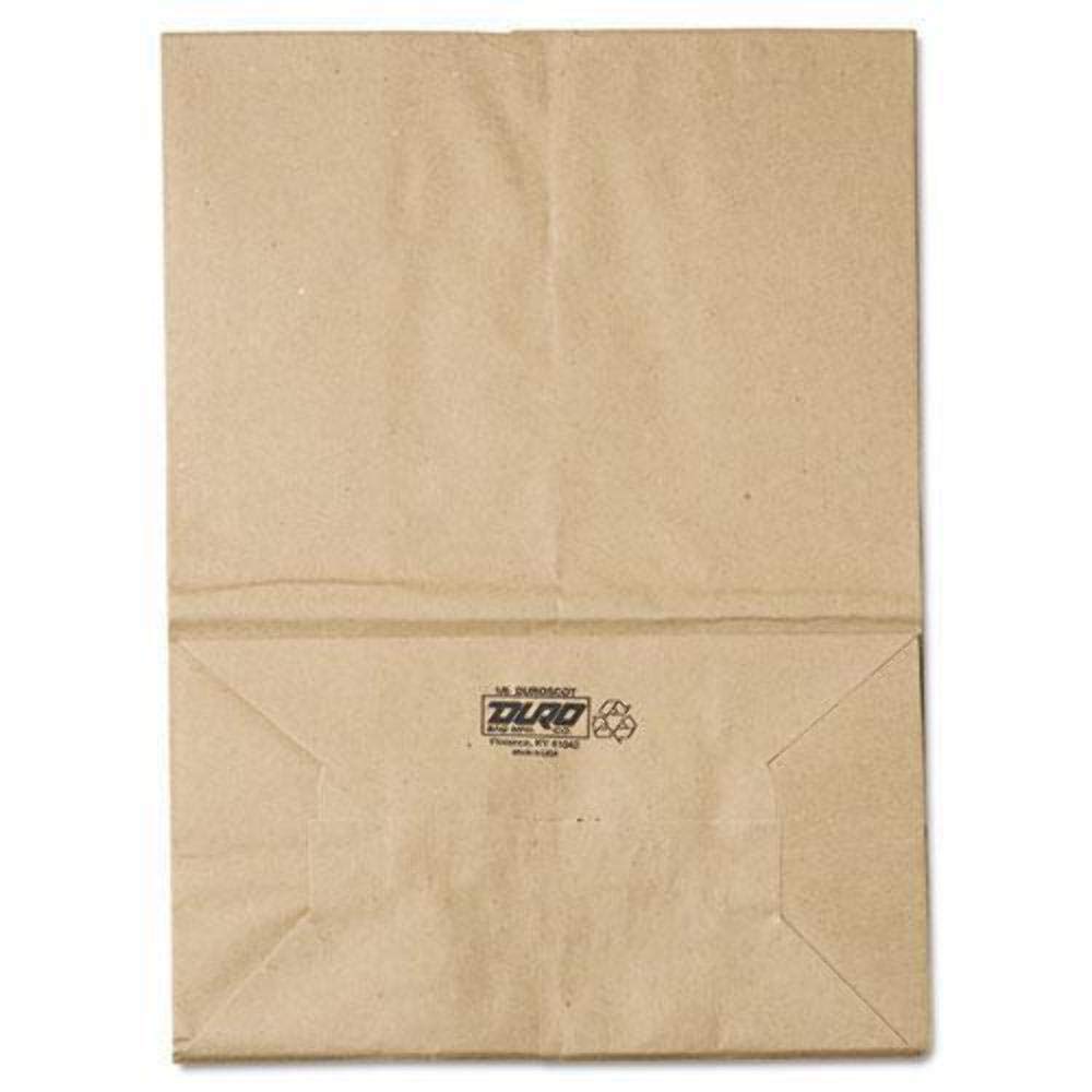 General SK1657 1/6 BBL Paper Grocery Bag, 57lb Kraft, Standard 12 x 7 x 17, 500 bags