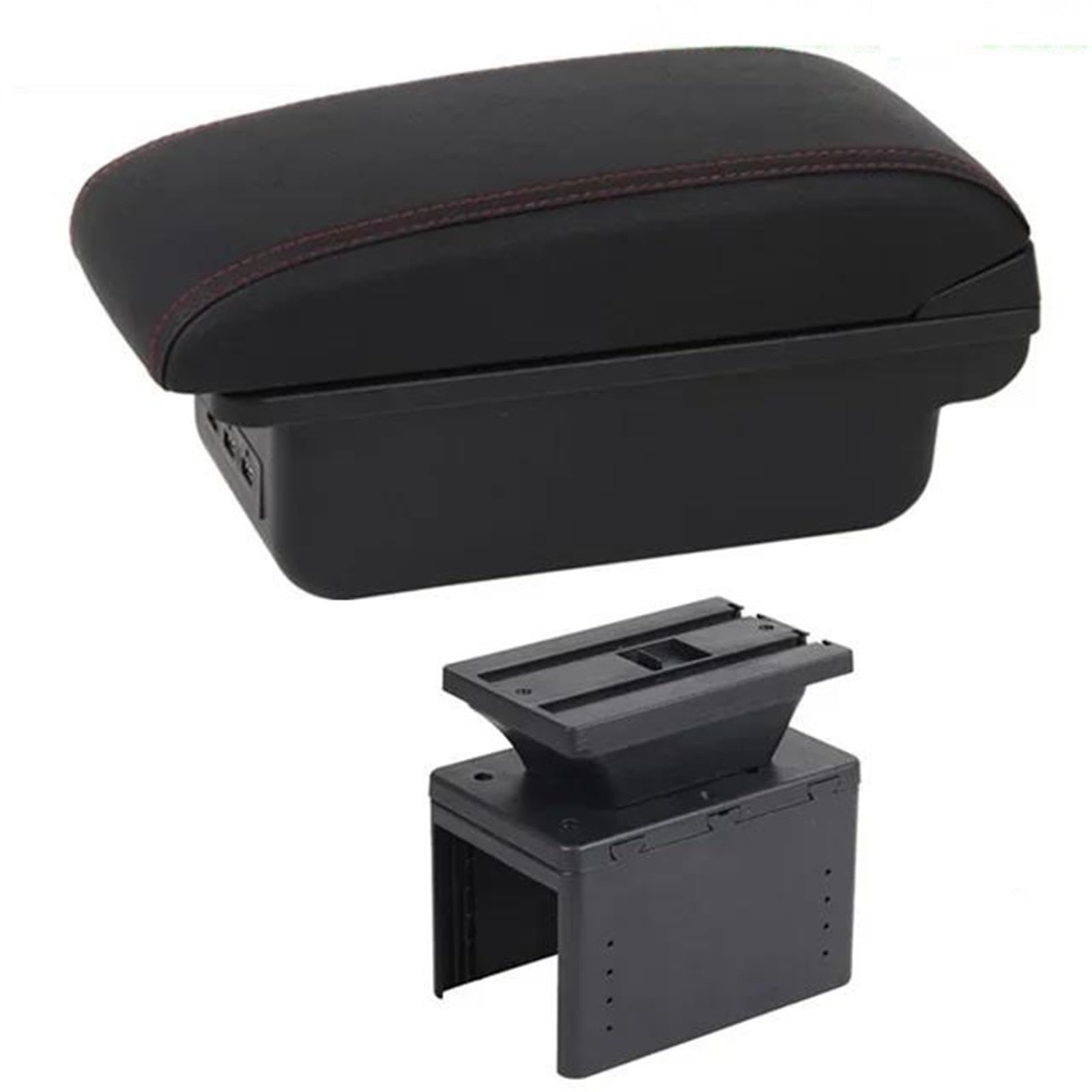 Dtsgcx C1 Red Line For Hyundai I20 2021-2024 Car Armrest Interior Modification Center Storage Box Retrofit Parts(C1 Red Line)