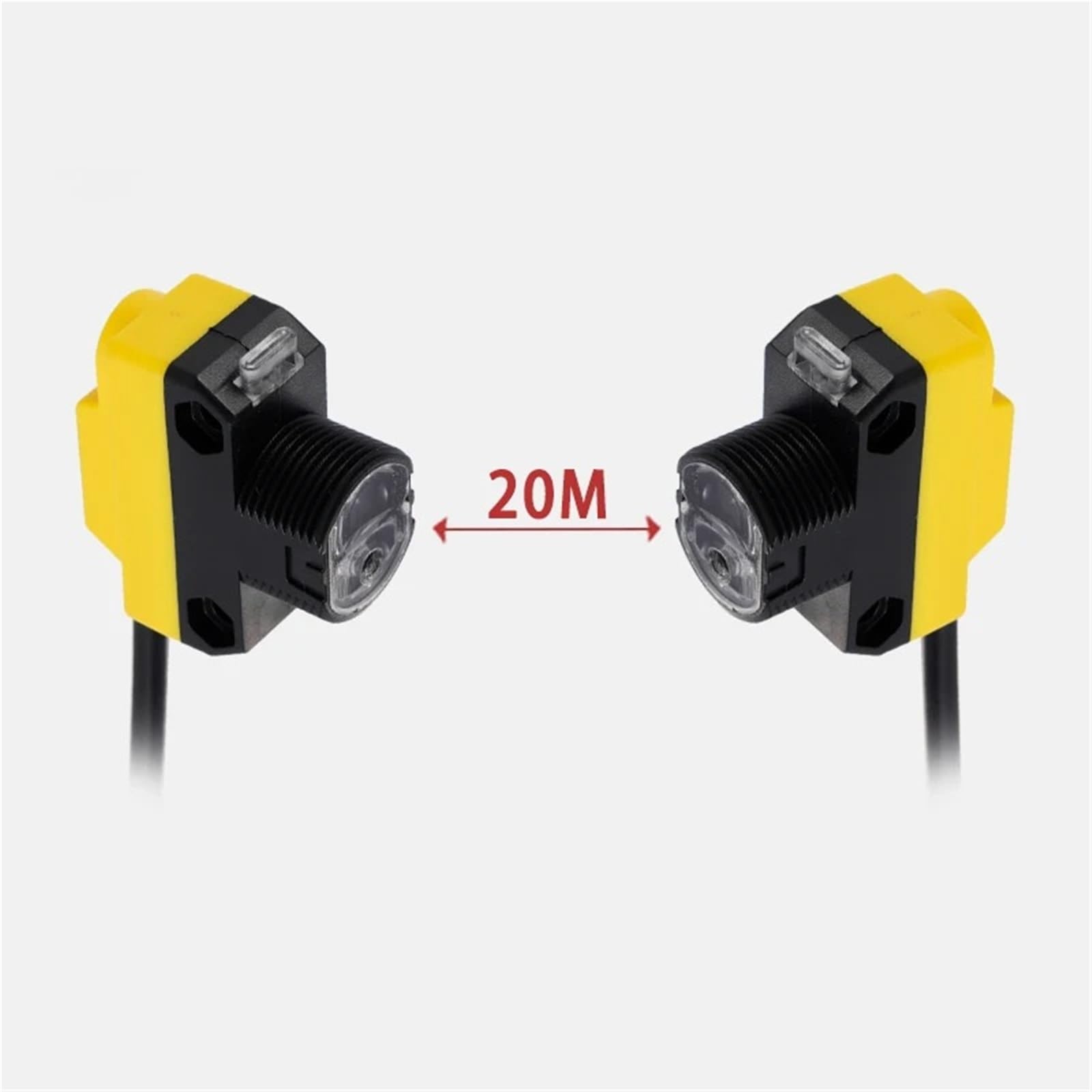 QS18 Typ Lichtschrankensensor 12 bis 24 V DC Erfassungsbereich 20 m Näherungsschaltersensor(20M NPN)