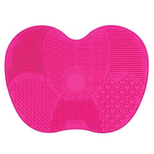 LYNN Silicone Makeup Brush Cleaning Mat, Makeup Brush Cleaner,Makeup Brush Cleaner Pad,Cosmetic Brush