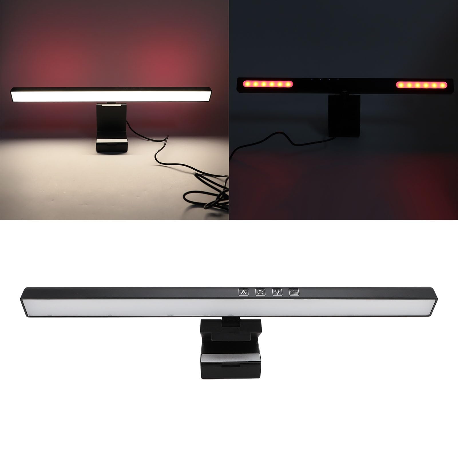 Barre Lumineuse Pour Moniteur Lampe De Moniteur D'ordinateur Pour Moniteur Incurvé/moniteur Plat Lampe Ecran Pc