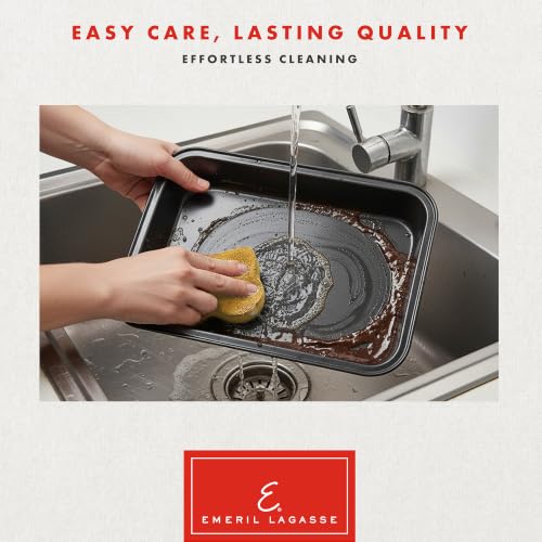 Emeril Lagasse 5-Piece Air Fryer Baking Set – Air Fryer Oven Accessories with Large & Small Baking Tray, Bread Pan, 6-Cup Muffin Pan & Grill Rack – Fits Emeril Lagasse French Door Air Fryer Oven - image 6