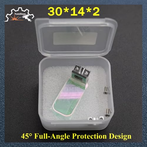 Image of Laser Welding Torch Rreflector, Handheld Laser Welding Reflector Lens 30 * 14 * 2mm for SUP21T SUP23T /S Laser Welding /Cleaning Head