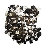 WOHATOO 500g Forged Carbon Fiber Flake Shape, Strength Cutting Chopped Sheet for DIY Car Interior and Industrial(10mm*500)