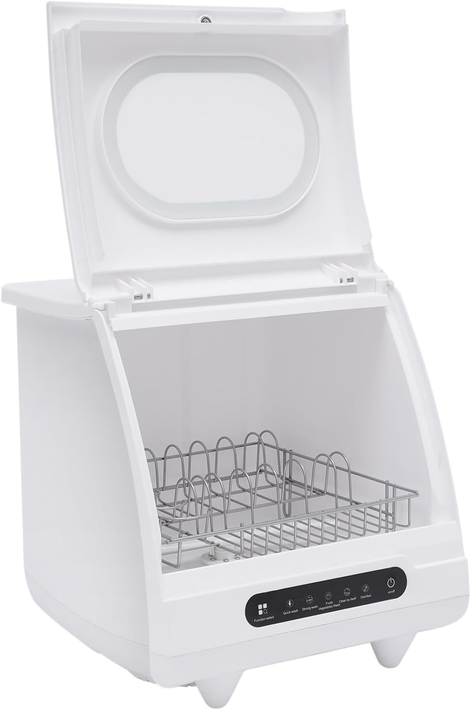 Countertop Dishwasher, Portable Mini Dishwasher, Dish Washer for Small Apartments, 5 Intelligent Washing Functions, Dishwashing Capacity 6 Sets