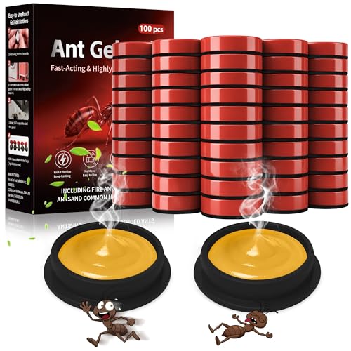 Neues 100 Stück Küche-Vertreiben-Ameisen-Gel für den Innen und Außenbereich Langanhaltend und Effektiv(RED)