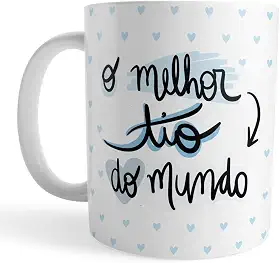 Caneca O Melhor Tio do Mundo – Presente Carinhoso para Tio