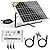 ECO-Worthy 25 Watts 12V Off Grid Solar Panel SAE Connector Kit: Waterproof 25W Solar Panel + Adjustable Mount Bracket + SAE Connection Cable +10A Charge Controller for Car RV Marine Boat 12V Battery