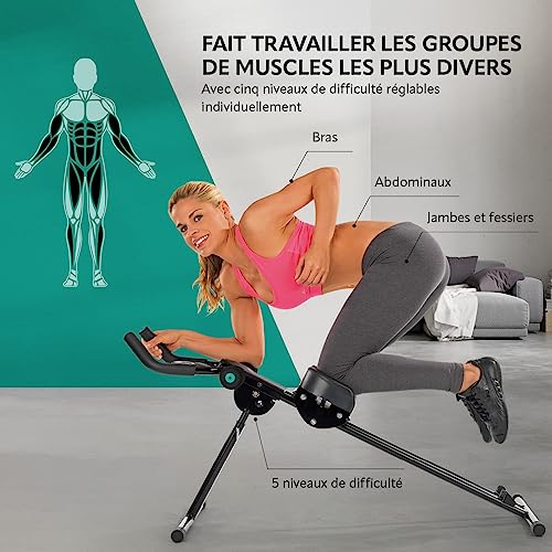 VITALmaxx Fitmaxx5 appareil abdominal pliable avec...