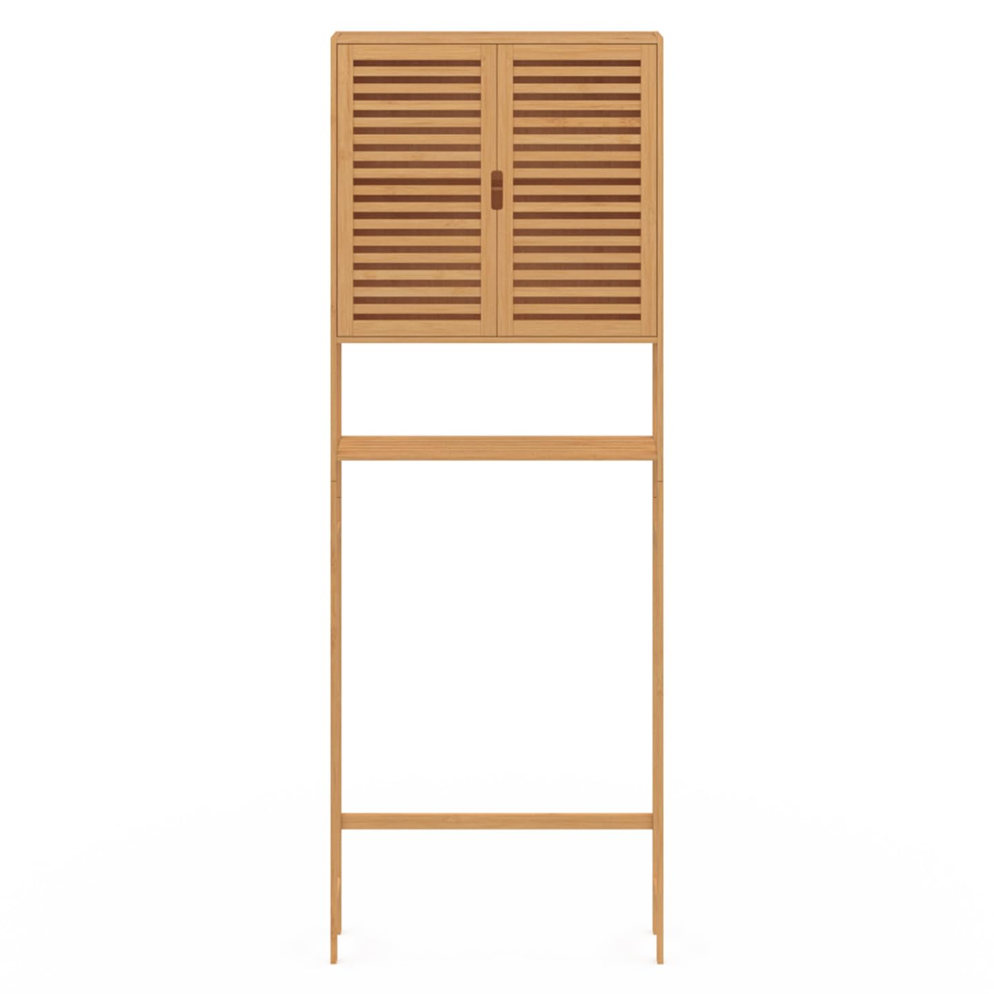 IDMarket - Regalmöbel Oberteil WC Schrank Bambus BEA