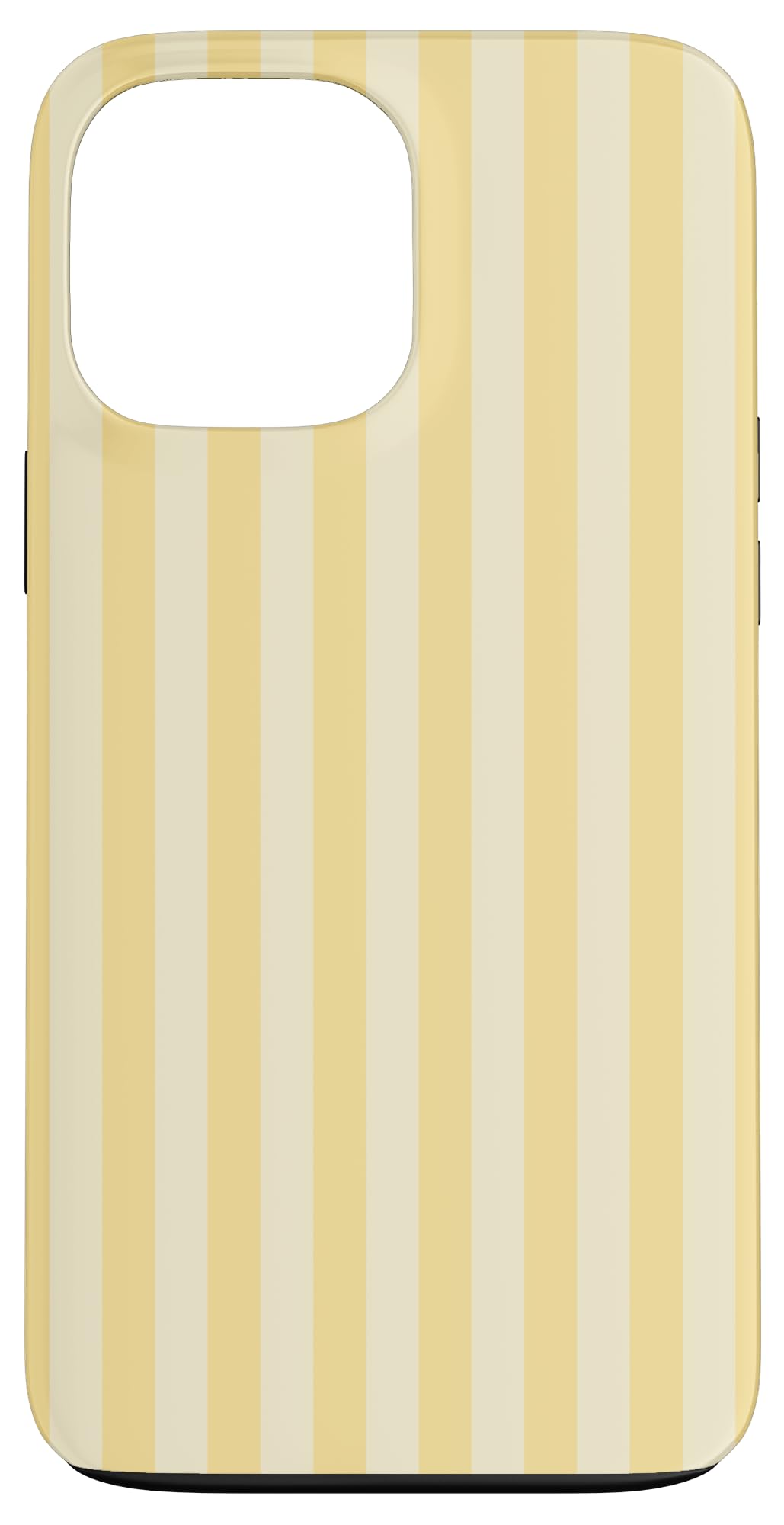Elegant Monochromatic Yellow Stripes Elegant Vertical Lines Case for iPhone 13 Pro Max