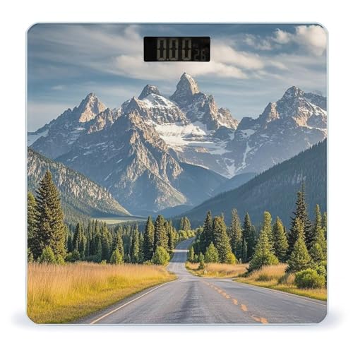 Báscula digital de baño precisa Grand Teton National Park miniatura 1