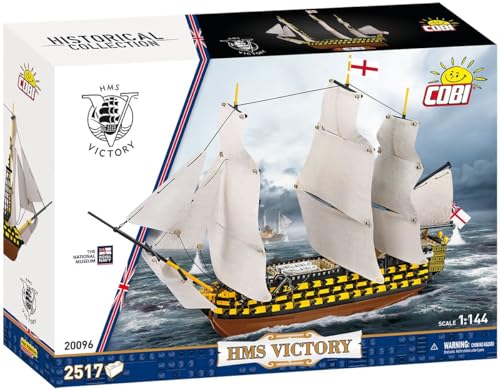 COBI 20096 HMS Victory, Historisches Kriegsschiff Modellbausatz, 1:144...