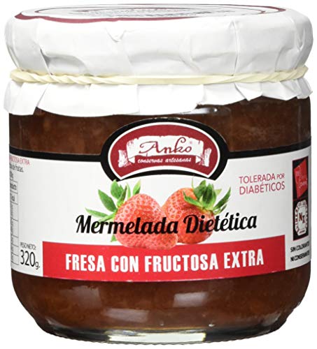 ANKO Mermelada Fresa con FRUCTOSA Sin Azucar