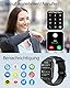 RUIMEN Smartwatch mit Telefonfunktion,Smartwatch für Damen Herren HD-Touch Screen Fitnessuhr mit SpO2-Überwachung Pulsuhr Schlafmonitor Schrittzähler Uhr Multi Trainingsmodi für Android iOS