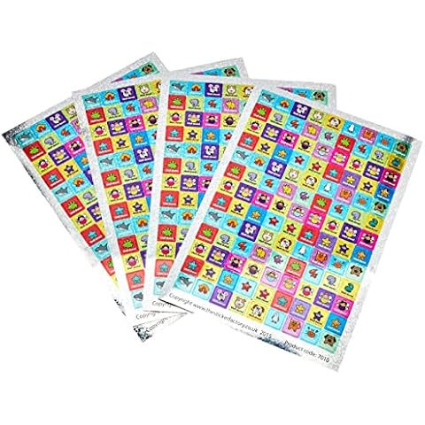 Pegatinas de recompensa The Sticker Factory cuadradas de 12 mm Cover