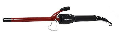 Miniatura 3 de H2PRO Plancha rizadora de cerámica revestida de 310 pulgadas (0.354 in) con control de temperatura, placa duradera, cabello brillante y saludable de