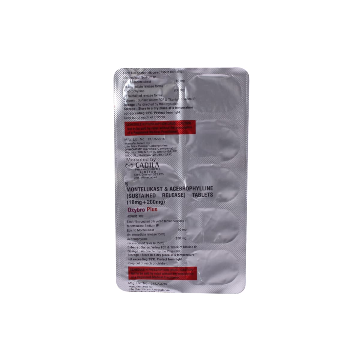 OXYBRO PLUS - Strip of 10 Tablets