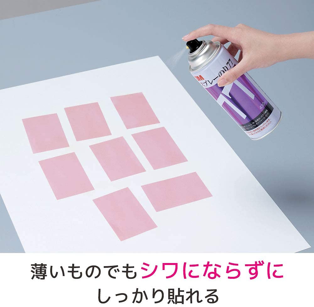 Amazon | 3M スプレーのり 77 430ml S/N 77 | スプレーのり | 文房具 