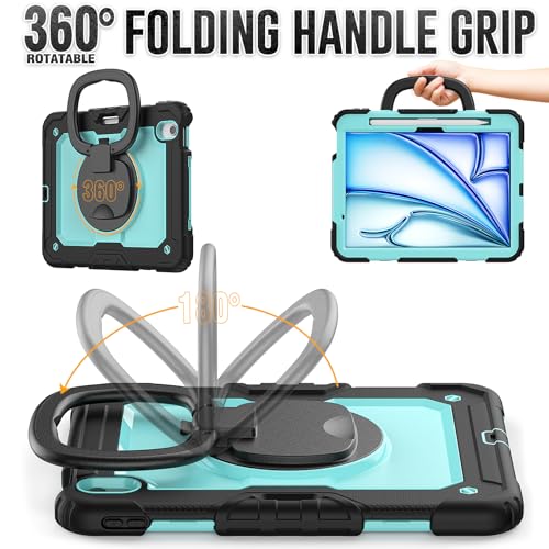 Coque iPad Air 11 M2 robuste avec protège-écran pour éviter les casses